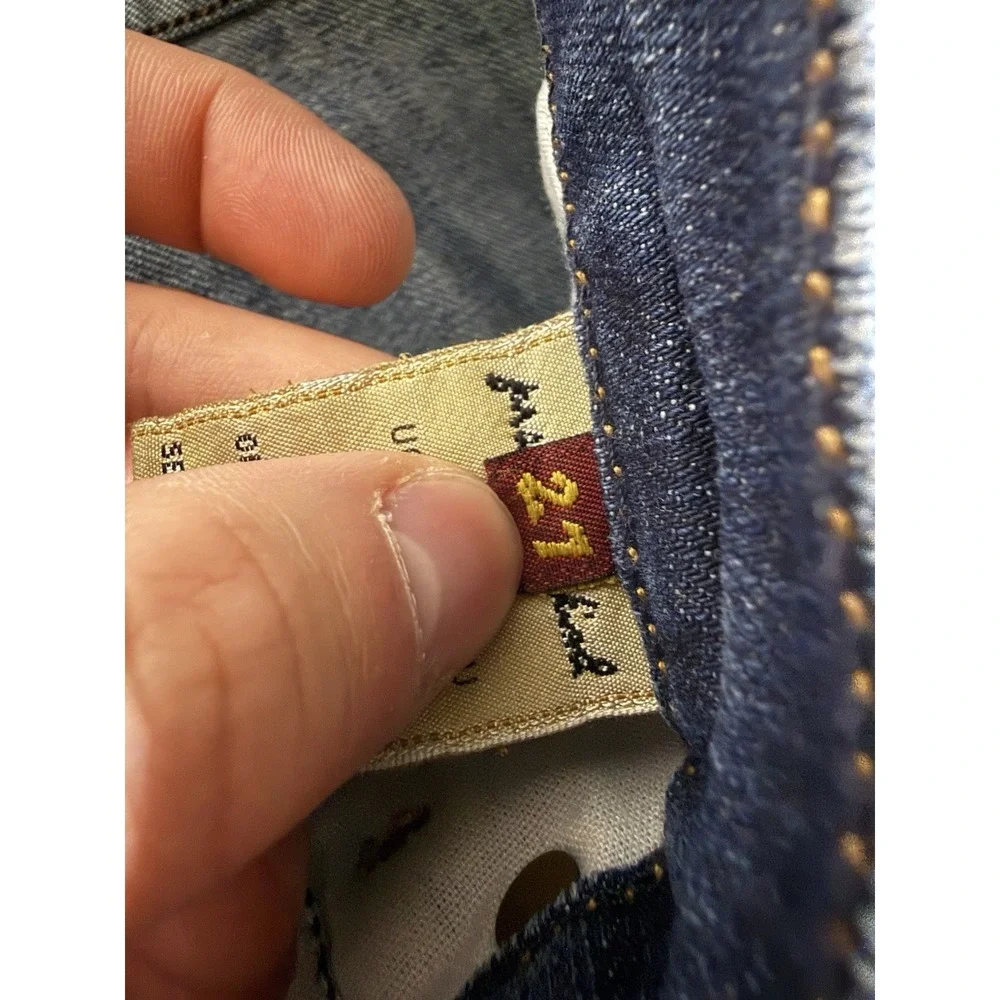 VINTAGE 7 For All Mankind Jeans Adult Size 27 Bootcut Y2K Made in USA